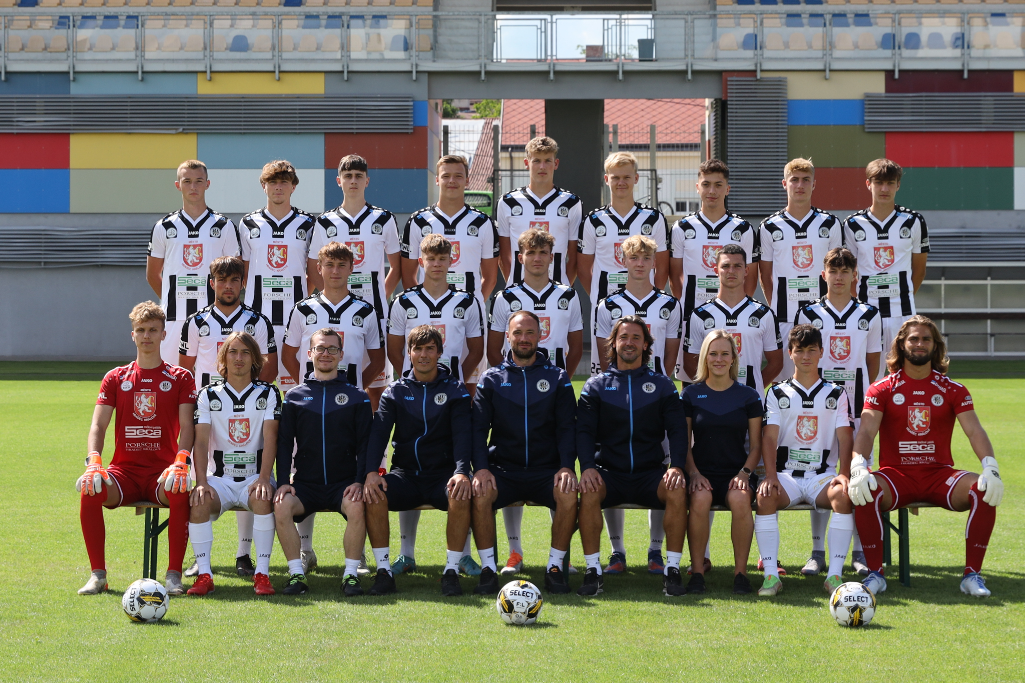 Týmy SK Slavia Praha U19 a SK Dynamo České Budějovice „B“ se